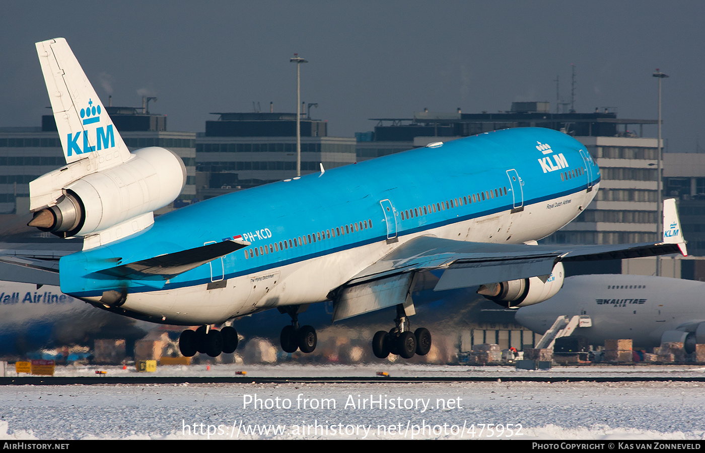 Aircraft Photo of PH-KCD | McDonnell Douglas MD-11 | KLM - Royal Dutch Airlines | AirHistory.net #475952