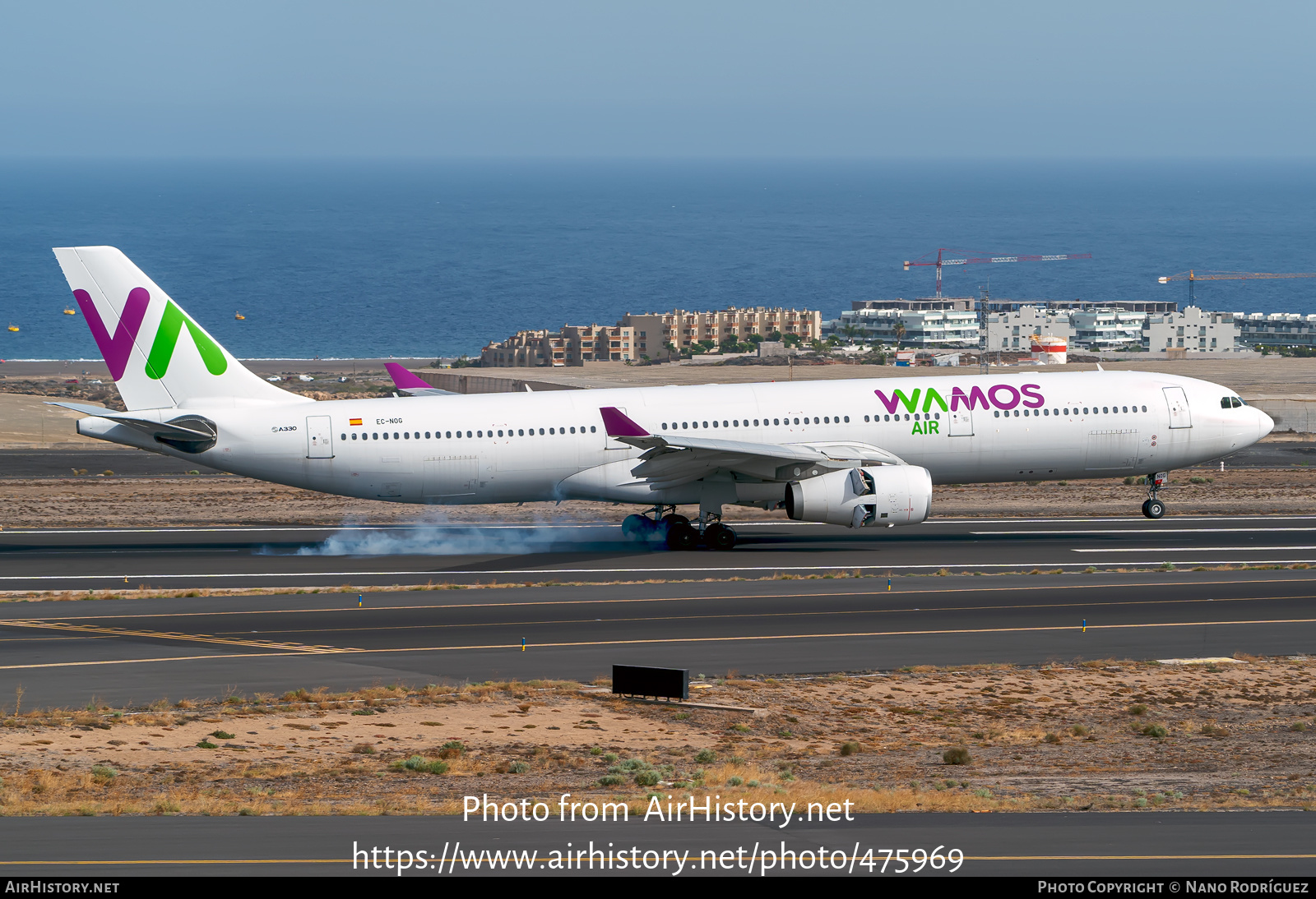 Aircraft Photo of EC-NOG | Airbus A330-343 | Wamos Air | AirHistory.net #475969