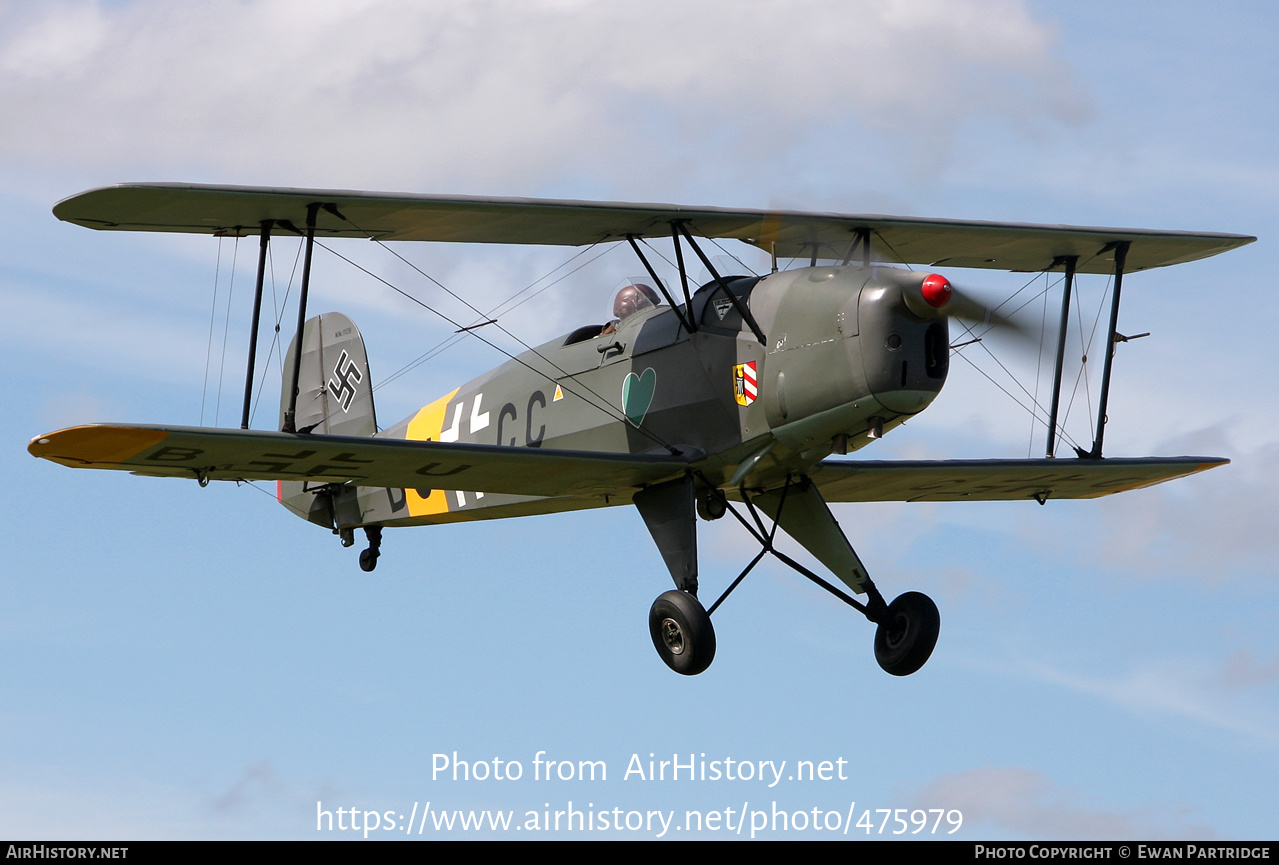 Aircraft Photo of G-BUCC | CASA 1.131E Jungmann | Germany - Air Force | AirHistory.net #475979