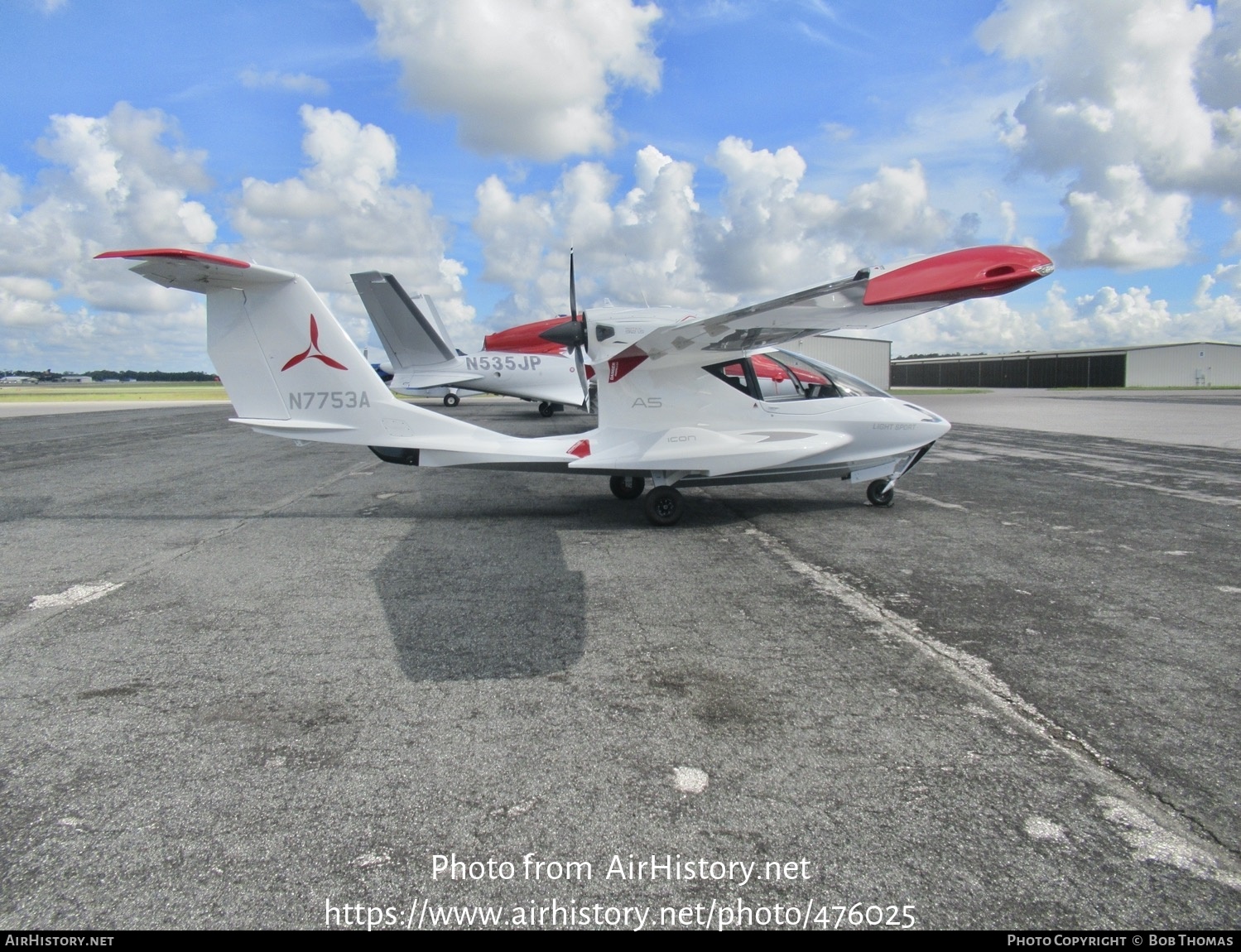 Aircraft Photo of N7753A | Icon A5 | AirHistory.net #476025