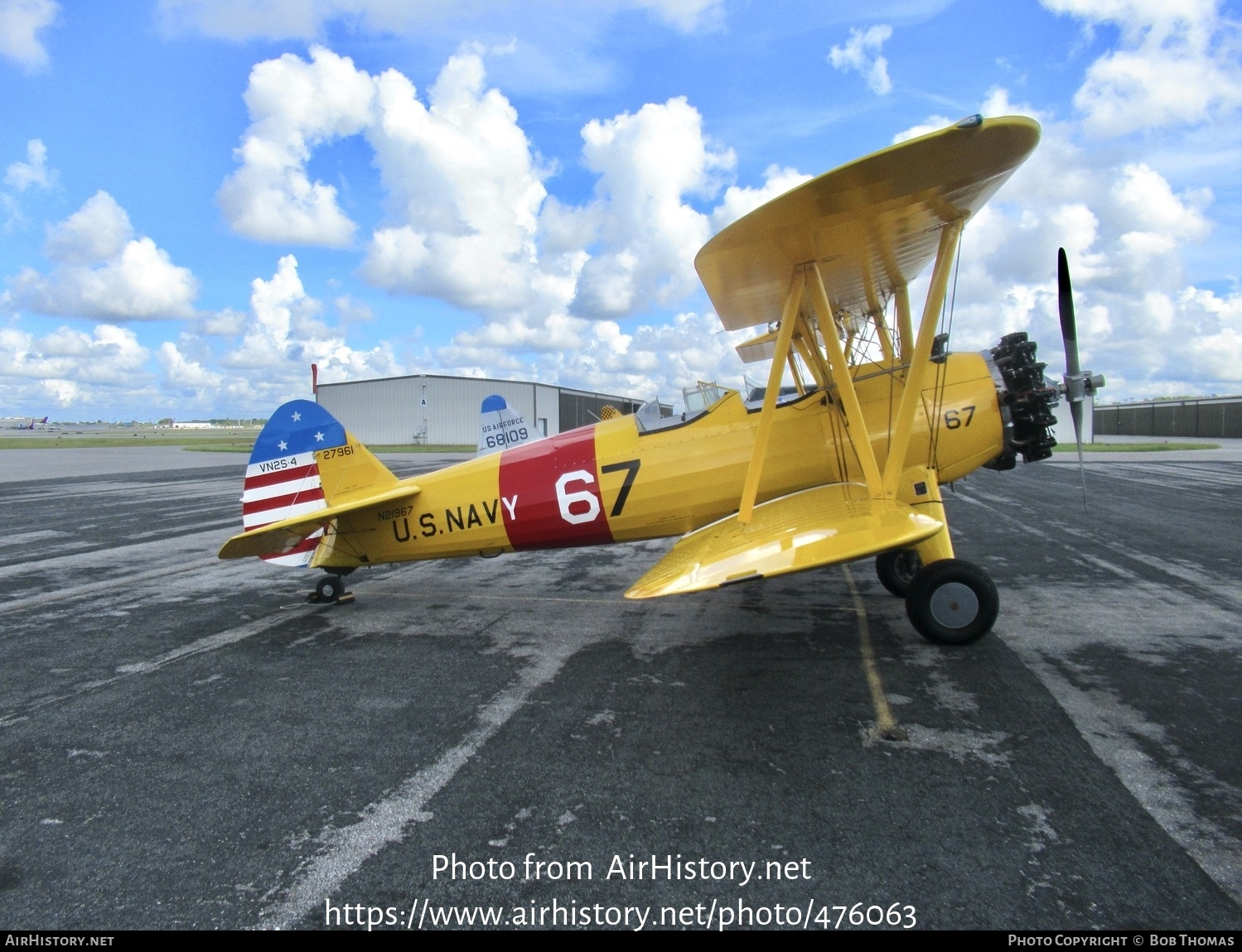 Aircraft Photo of N21967 / 27961 | Boeing N2S-4 Kaydet (A75N1) | USA - Navy | AirHistory.net #476063