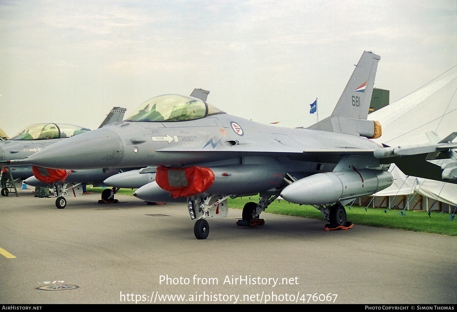 Aircraft Photo of 681 | General Dynamics F-16AM Fighting Falcon | Norway - Air Force | AirHistory.net #476067