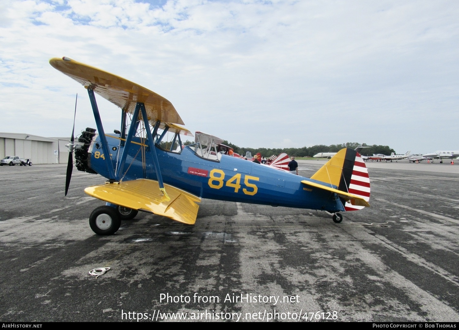 Aircraft Photo of N9686F | Boeing PT-17 Kaydet (A75N1) | USA - Air Force | AirHistory.net #476128