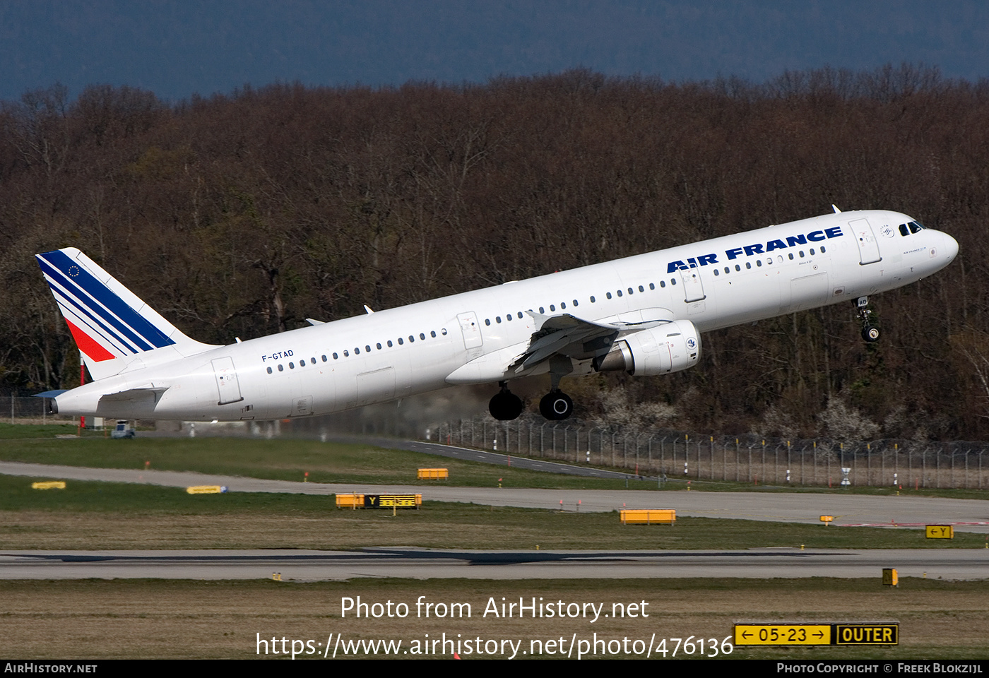 Aircraft Photo of F-GTAD | Airbus A321-211 | Air France | AirHistory.net #476136