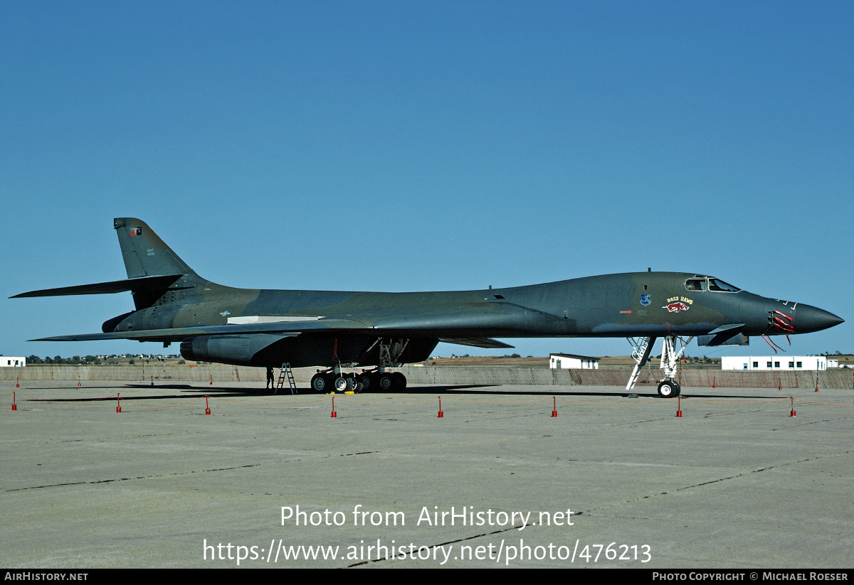 Aircraft Photo of 84-0051 / 40051 | Rockwell B-1B Lancer | USA - Air Force | AirHistory.net #476213