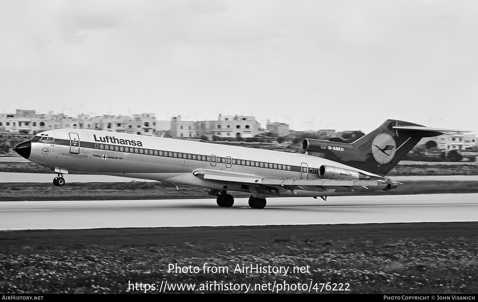 Aircraft Photo of D-ABKD | Boeing 727-230/Adv | Lufthansa | AirHistory.net #476222