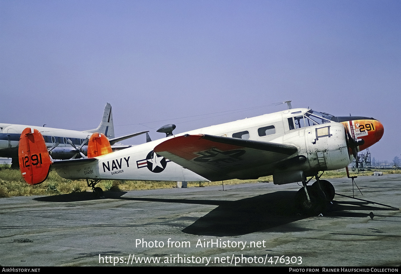 Aircraft Photo of 51291 / 1291 | Beech UC-45J Expeditor | USA - Navy | AirHistory.net #476303