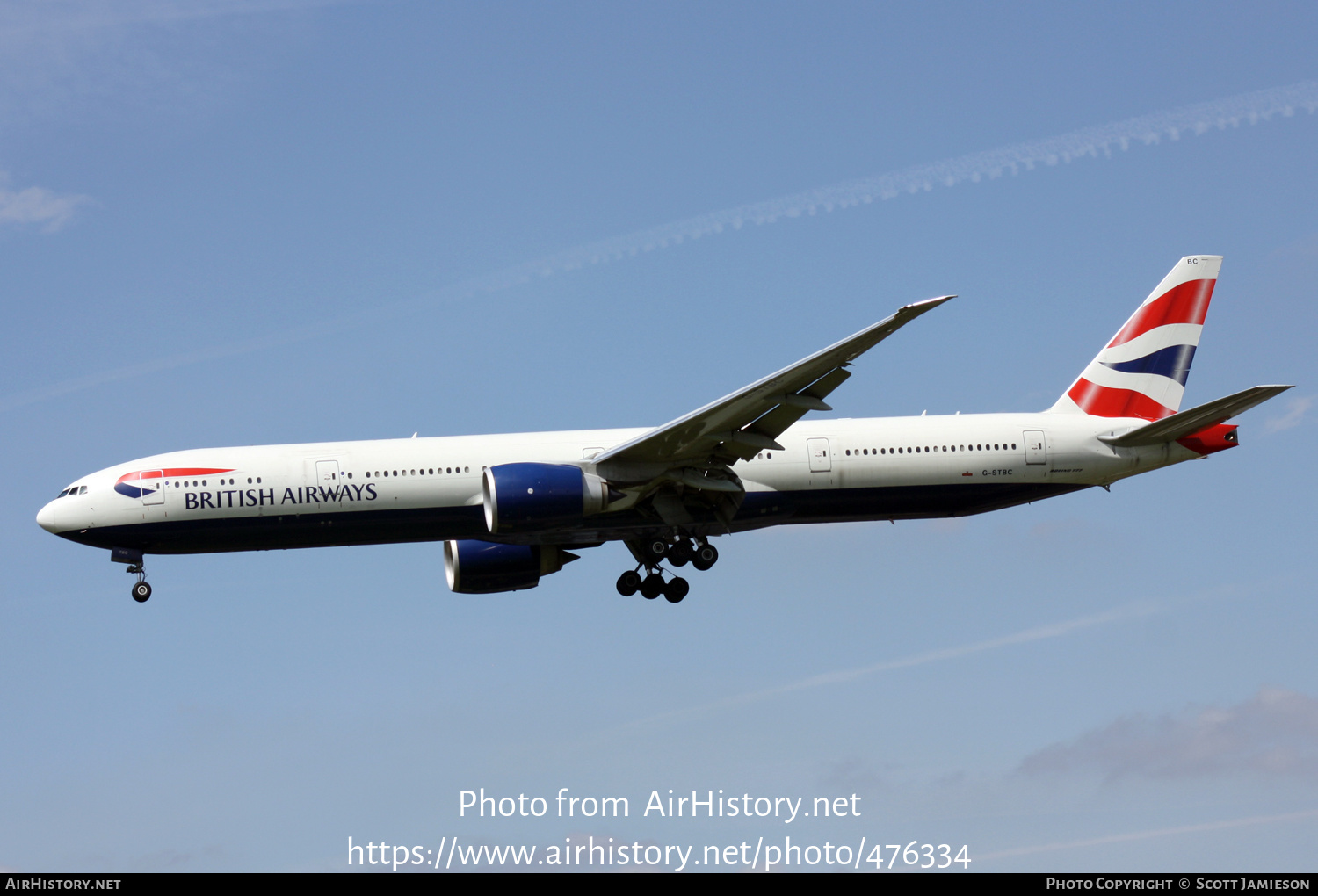 Aircraft Photo of G-STBC | Boeing 777-36N/ER | British Airways | AirHistory.net #476334