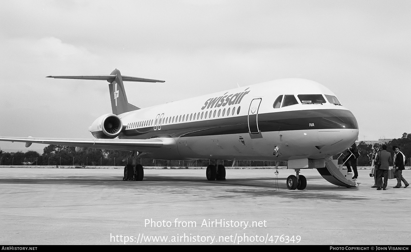 Aircraft Photo of HB-IVA | Fokker 100 (F28-0100) | Swissair | AirHistory.net #476349