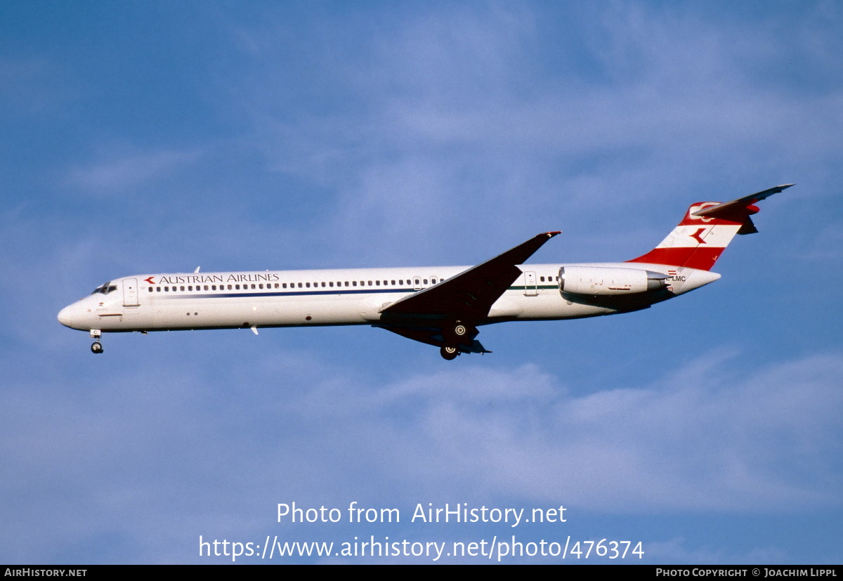 Aircraft Photo of OE-LMC | McDonnell Douglas MD-82 (DC-9-82) | Austrian Airlines | AirHistory.net #476374