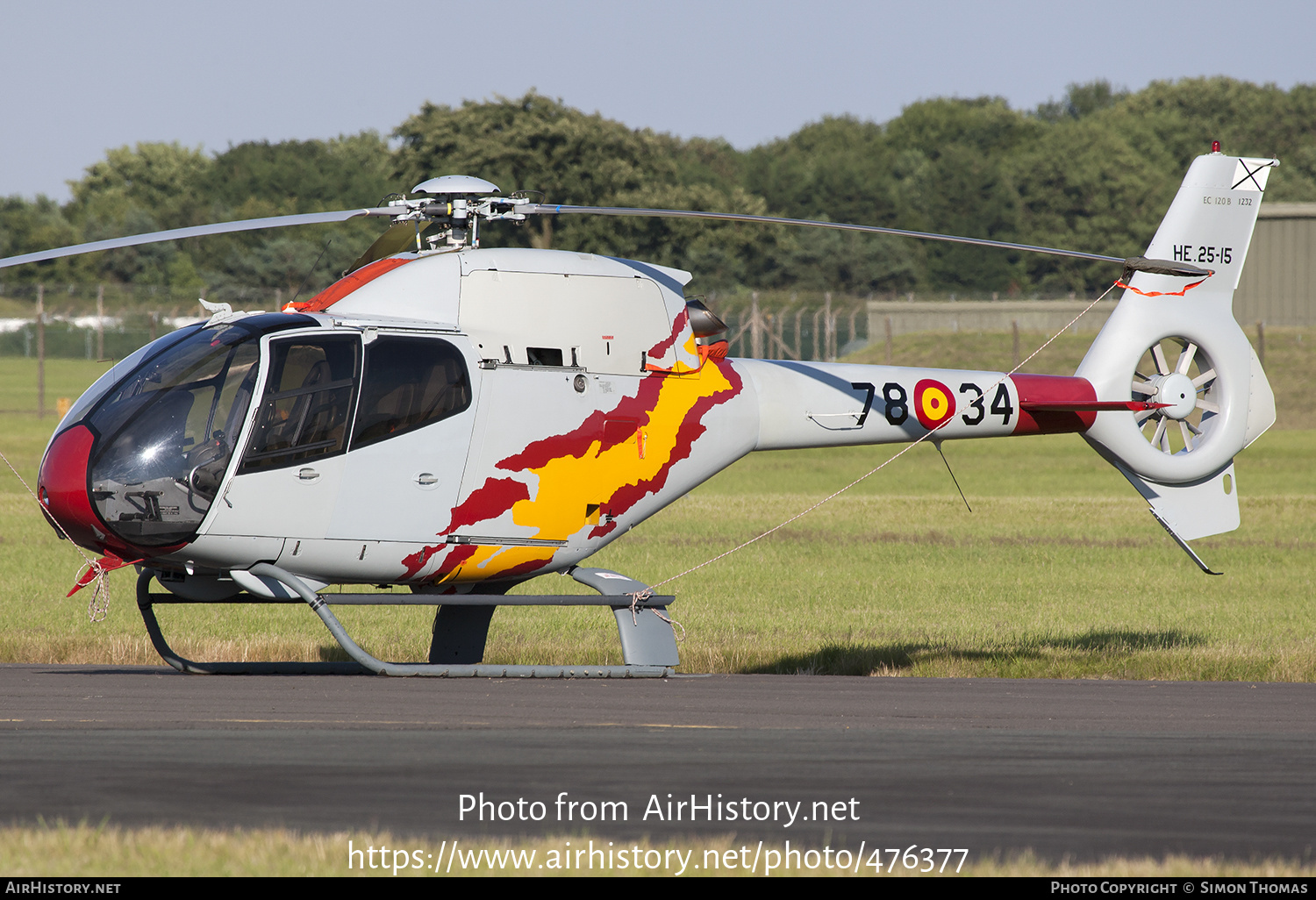 Aircraft Photo of HE25-15 | Eurocopter EC-120B Colibri | Spain - Air Force | AirHistory.net #476377