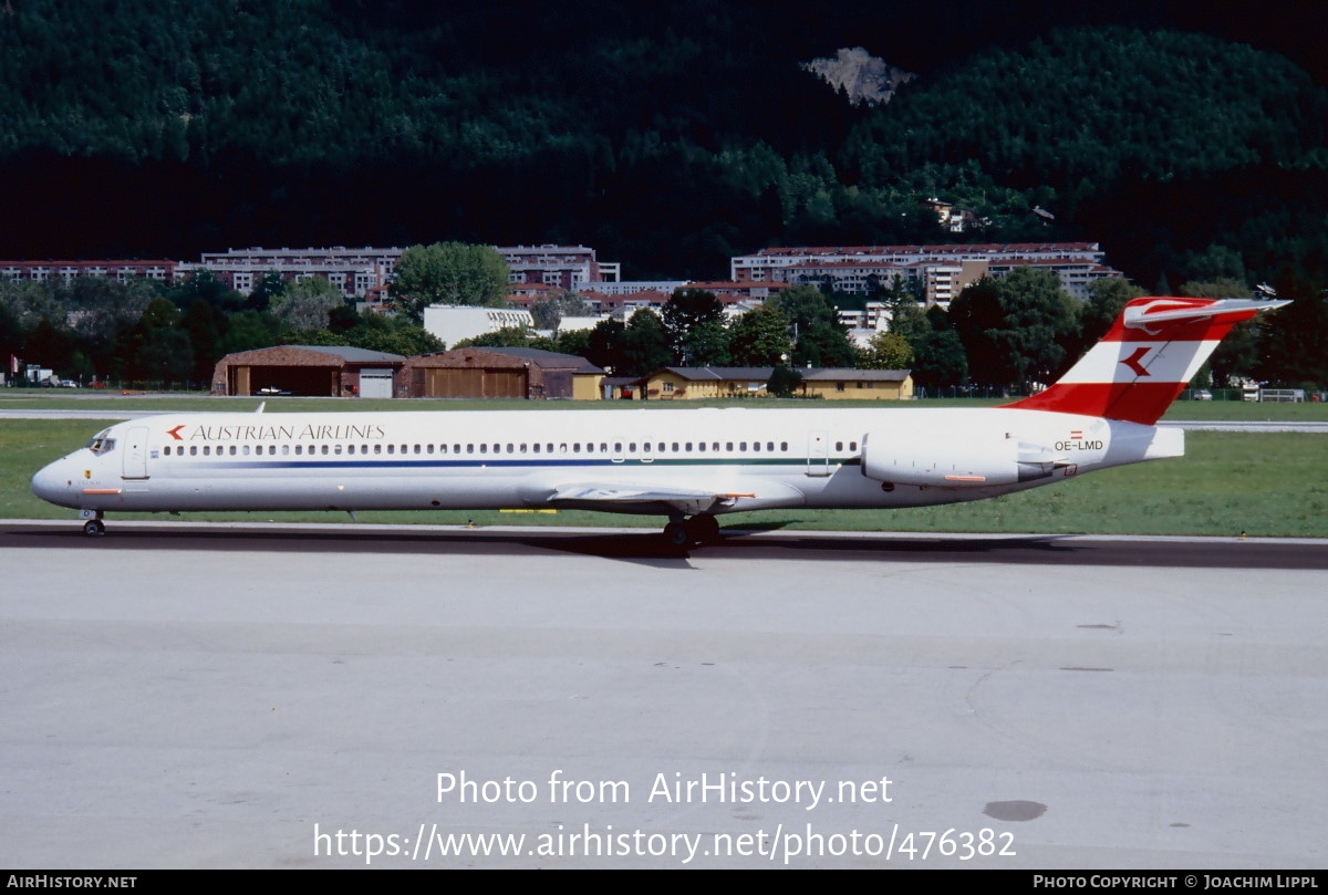 Aircraft Photo of OE-LMD | McDonnell Douglas MD-83 (DC-9-83) | Austrian Airlines | AirHistory.net #476382