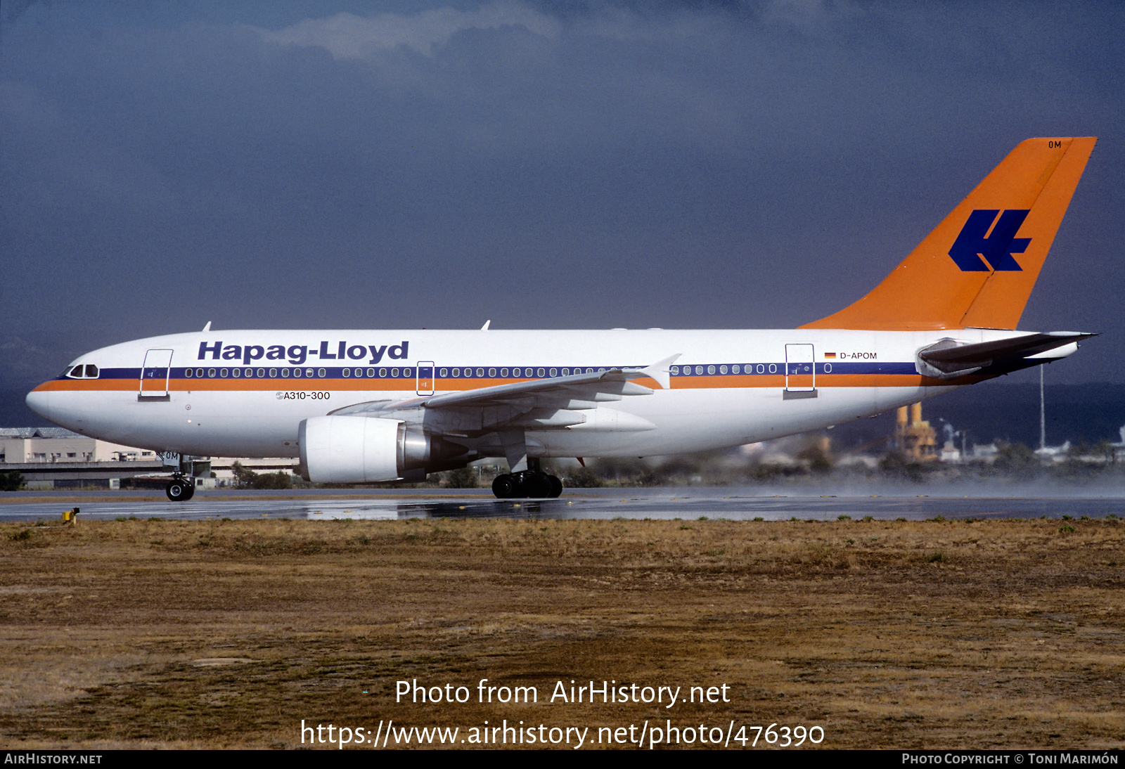 Aircraft Photo of D-APOM | Airbus A310-304 | Hapag-Lloyd | AirHistory.net #476390