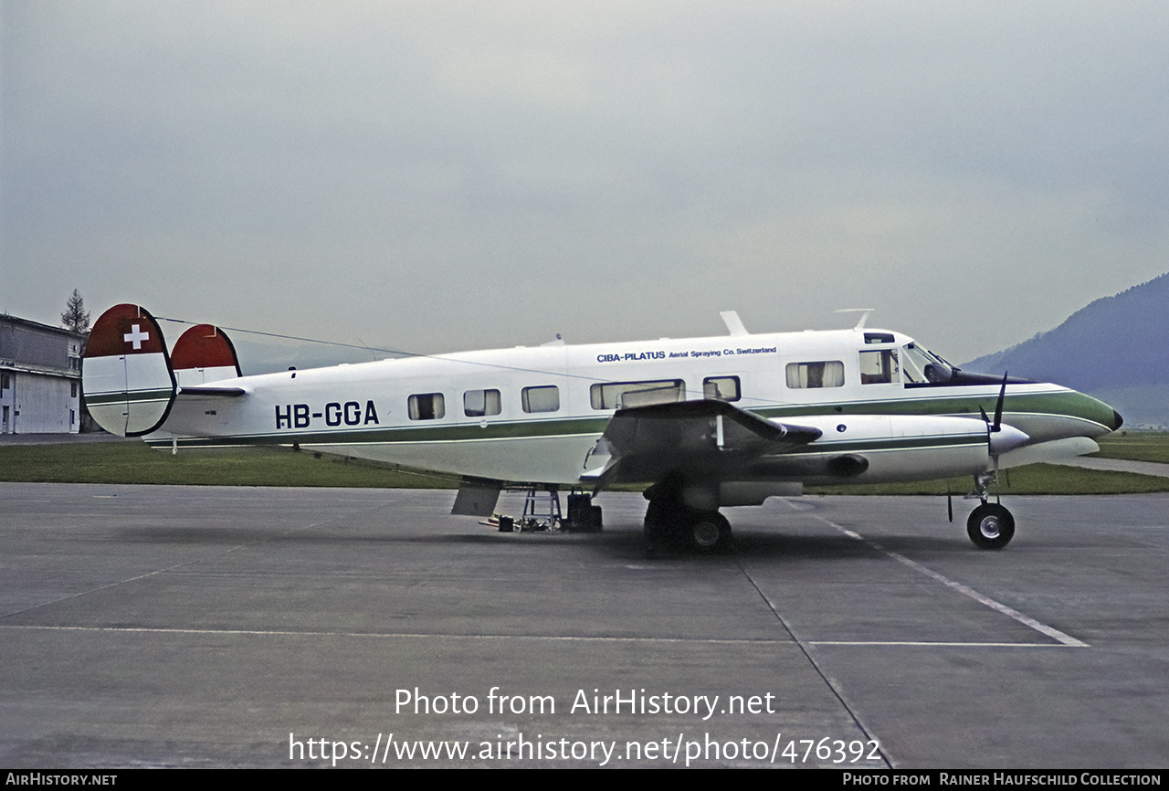 Aircraft Photo of HB-GGA | Hamilton Turboliner | CIBA-Pilatus Aerial Spraying Company | AirHistory.net #476392