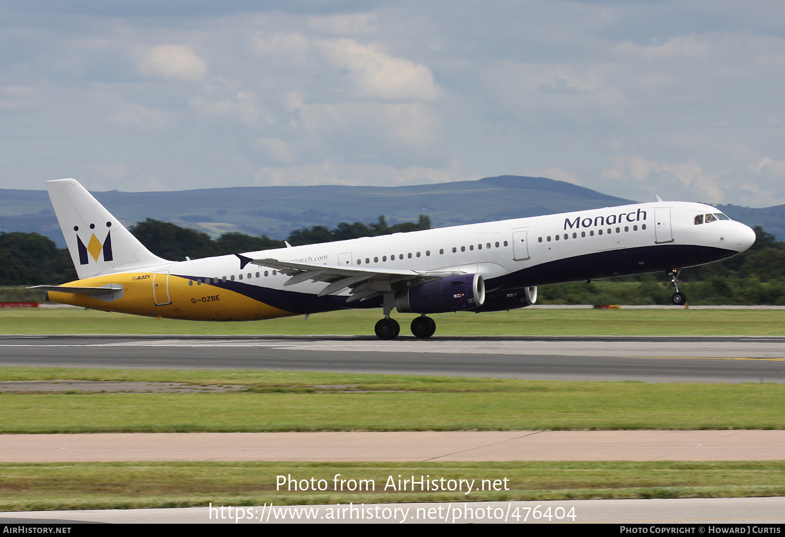 Aircraft Photo of G-OZBE | Airbus A321-231 | Monarch Airlines | AirHistory.net #476404