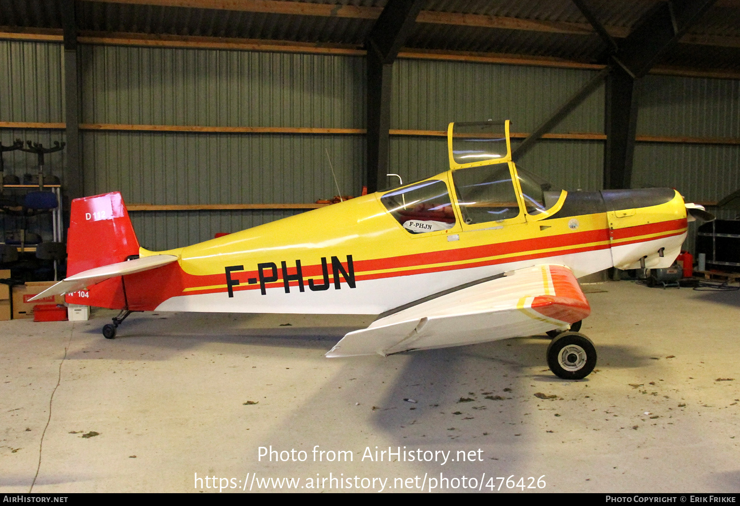 Aircraft Photo of F-PHJN | Jodel D-112 | AirHistory.net #476426