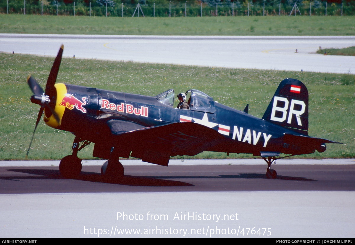 Aircraft Photo of OE-EAS | Vought F4U-4 Corsair | Red Bull | USA - Navy | AirHistory.net #476475