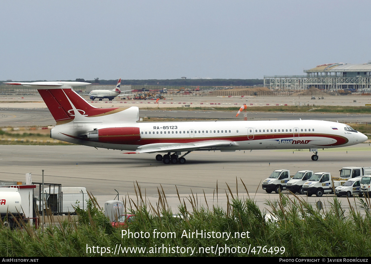 Aircraft Photo of RA-85123 | Tupolev Tu-154M | Aviaprad | AirHistory.net #476499