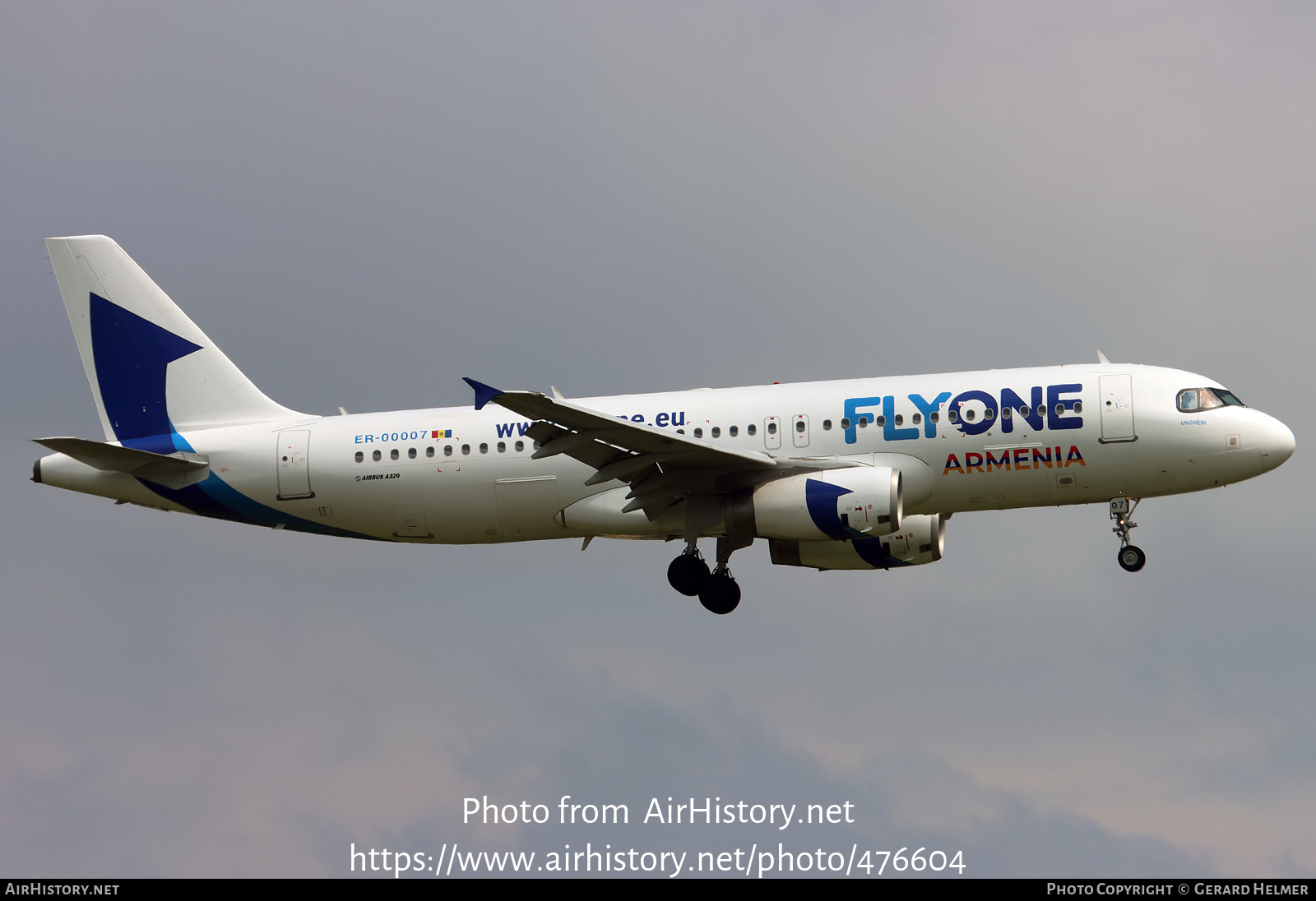 Aircraft Photo of ER-00007 | Airbus A320-232 | FlyOne Armenia | AirHistory.net #476604