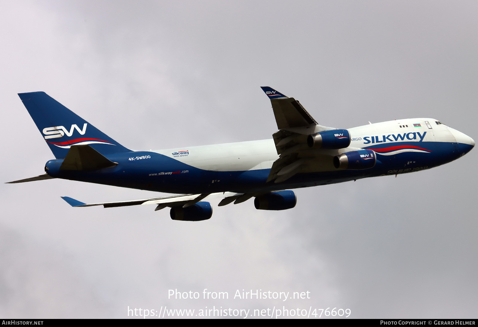 Aircraft Photo of 4K-SW800 | Boeing 747-4R7F/SCD | SilkWay Azerbaijan Cargo | AirHistory.net #476609