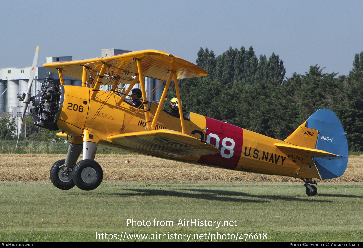 Aircraft Photo of N53750 / 3362 | Stearman PT-17 Kaydet (A75N1) | USA - Navy | AirHistory.net #476618