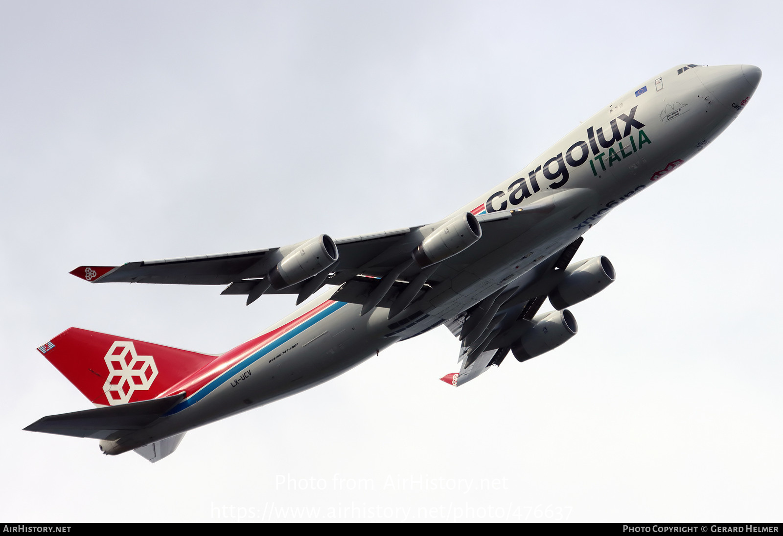 Aircraft Photo of LX-UCV | Boeing 747-4R7F/SCD | Cargolux Italia | AirHistory.net #476637