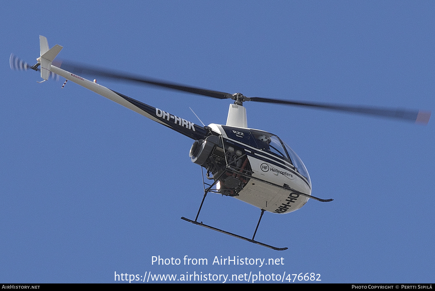 Aircraft Photo of OH-HRK | Robinson R-22 Beta | HF Helicopters | AirHistory.net #476682