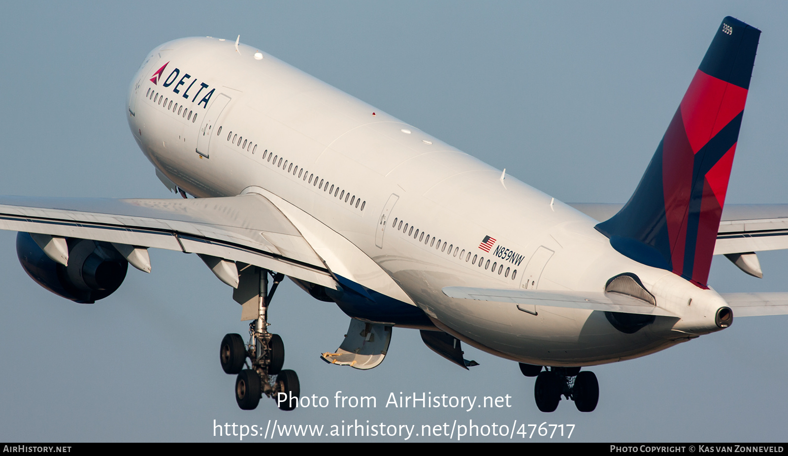 Aircraft Photo of N859NW | Airbus A330-223 | Delta Air Lines | AirHistory.net #476717