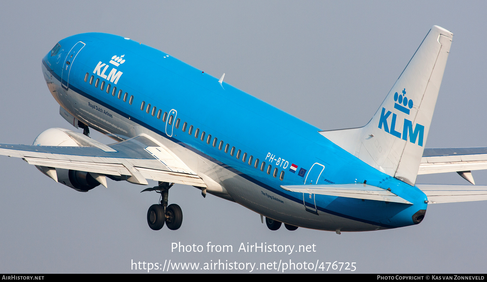 Aircraft Photo of PH-BTD | Boeing 737-306 | KLM - Royal Dutch Airlines | AirHistory.net #476725