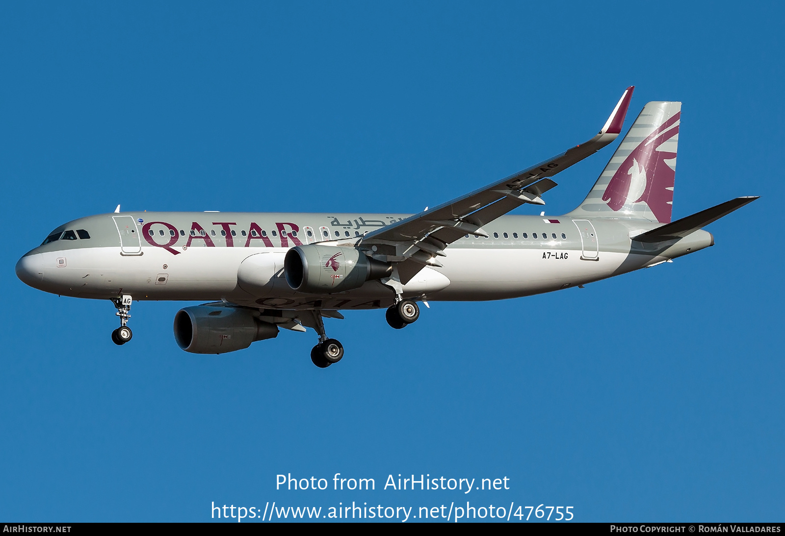 Aircraft Photo of A7-LAG | Airbus A320-214 | Qatar Airways | AirHistory.net #476755