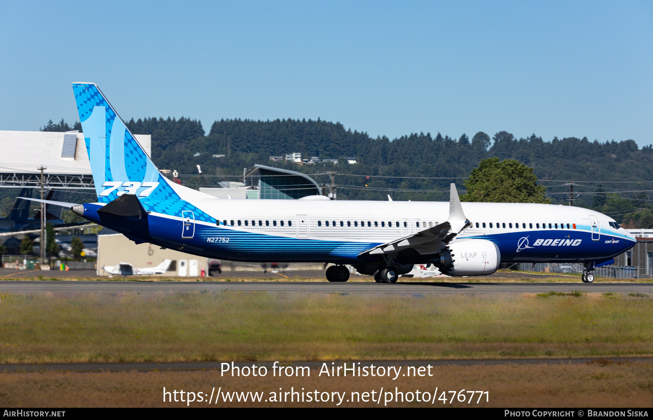 Aircraft Photo of N27752 | Boeing 737-10 Max 10 | Boeing | AirHistory ...