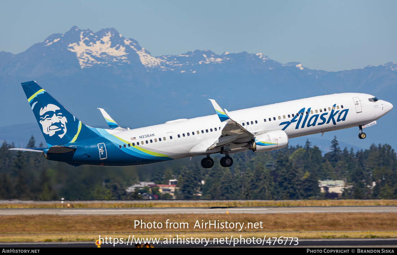 Aircraft Photo of N238AK | Boeing 737-990/ER | Alaska Airlines | AirHistory.net #476773