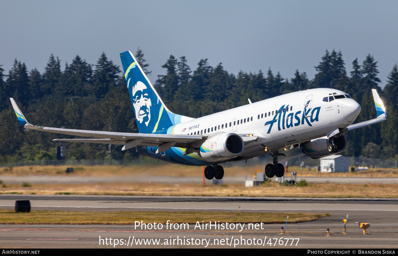 Aircraft Photo of N611AS | Boeing 737-790 | Alaska Airlines | AirHistory.net #476777