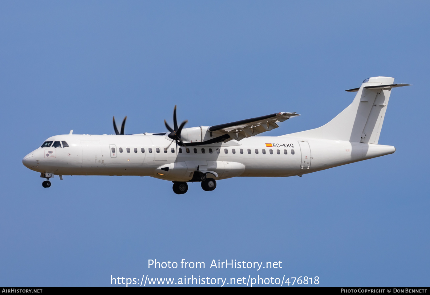 Aircraft Photo of EC-KKQ | ATR ATR-72-500 (ATR-72-212A) | AirHistory.net #476818