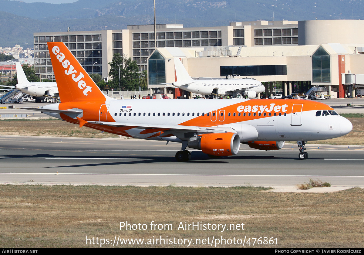 Aircraft Photo of OE-LQI | Airbus A319-111 | EasyJet | AirHistory.net #476861