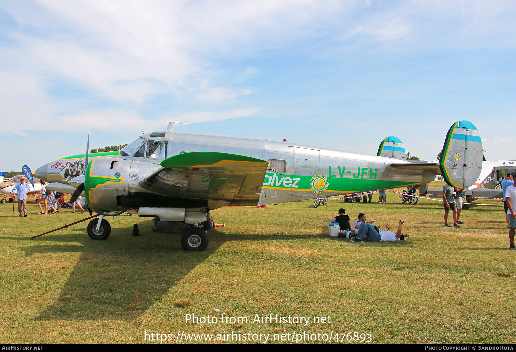 Aircraft Photo of LV-JFH | Beech H18 Tri-Gear | AirHistory.net #476893