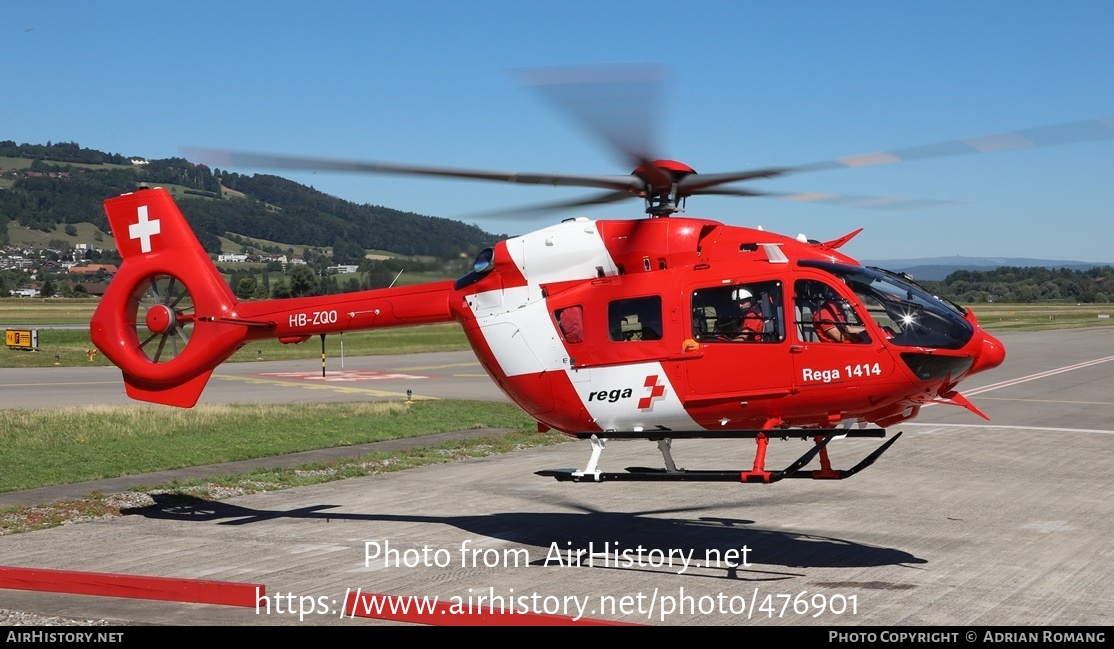 Aircraft Photo of HB-ZQO | Airbus Helicopters H-145 (BK-117D-3) | REGA - Swiss Air Ambulance | AirHistory.net #476901