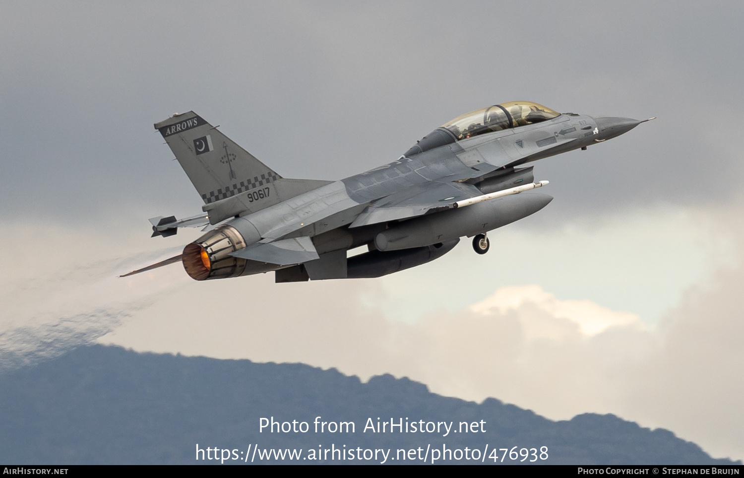 Aircraft Photo of 90617 | General Dynamics F-16BM Fighting Falcon | Pakistan - Air Force | AirHistory.net #476938