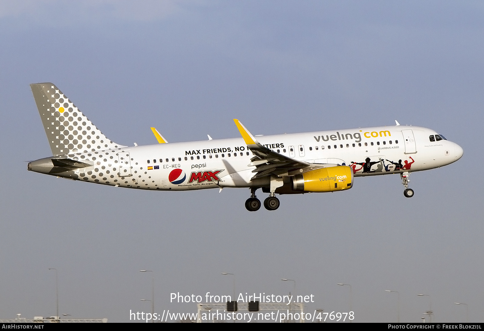 Aircraft Photo of EC-MEQ | Airbus A320-232 | Vueling Airlines | AirHistory.net #476978