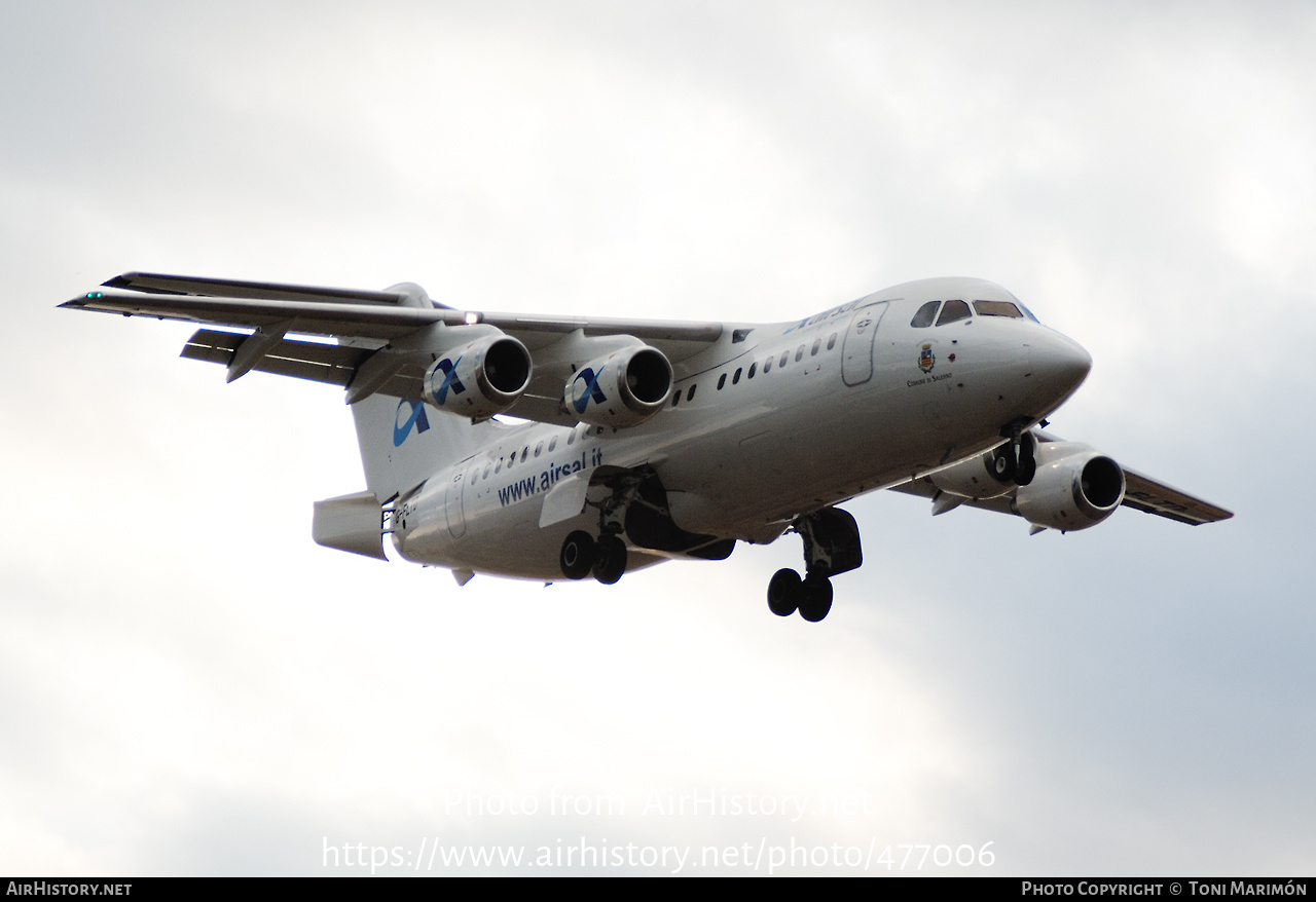 Aircraft Photo of G-FLTD | British Aerospace BAe-146-200 | Airsal Linee Aeree Campane | AirHistory.net #477006