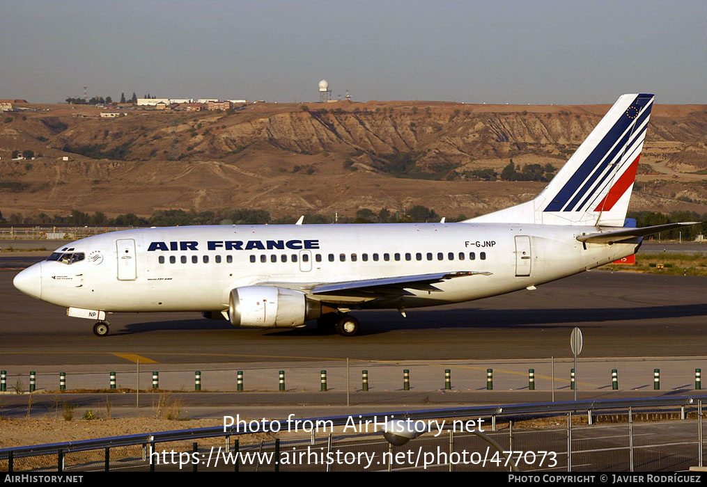 Aircraft Photo of F-GJNP | Boeing 737-5H6 | Air France | AirHistory.net #477073