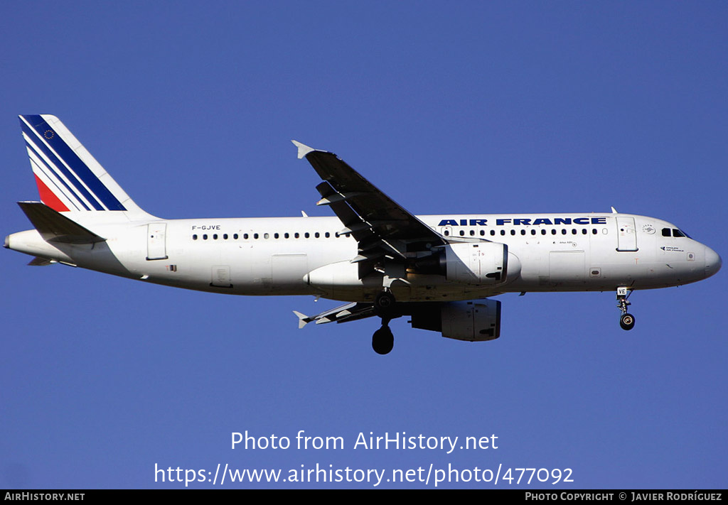 Aircraft Photo of F-GJVE | Airbus A320-211 | Air France | AirHistory.net #477092