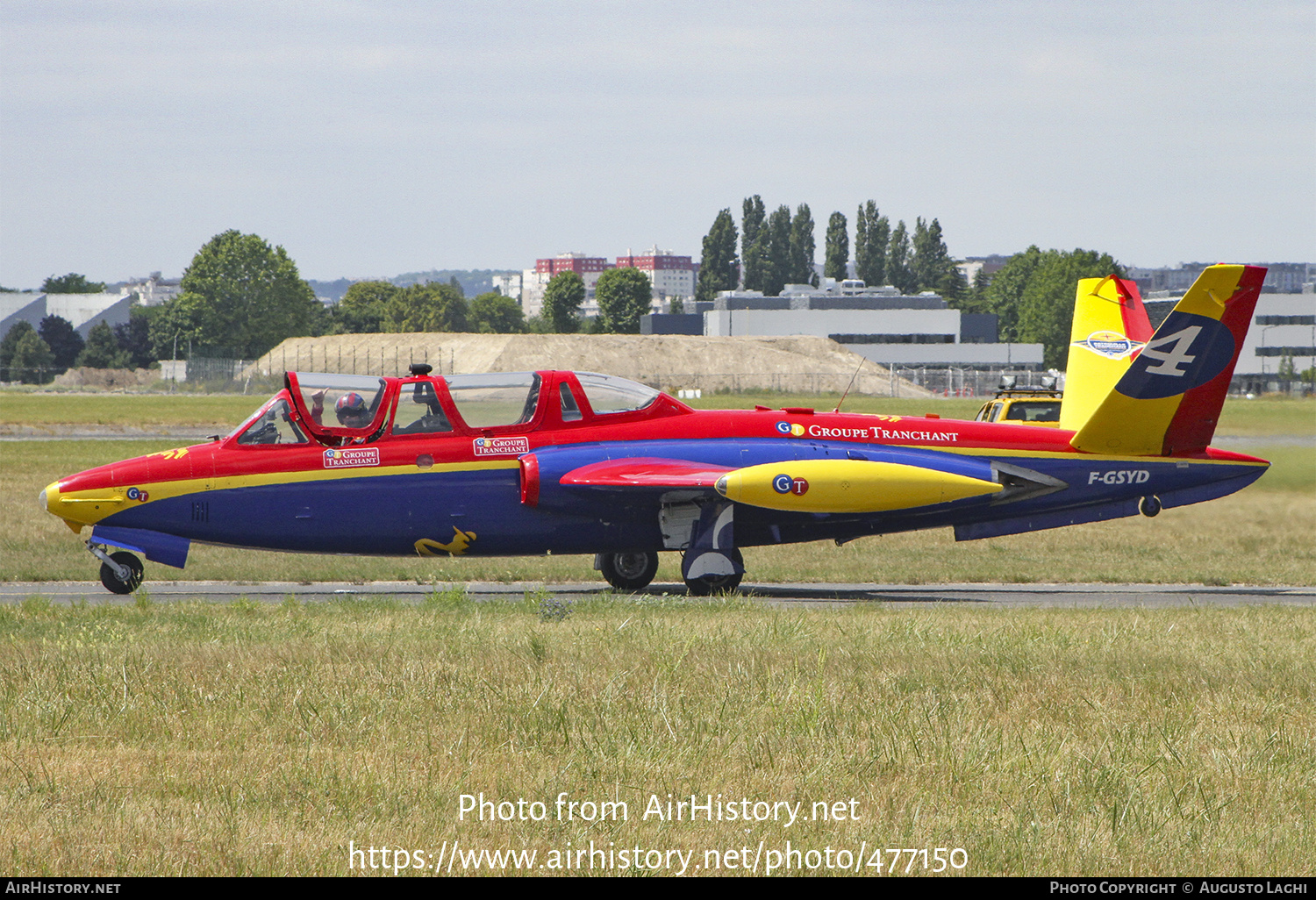 Aircraft Photo of F-GSYD | Fouga CM-170 Magister | Patrouille Tranchant | AirHistory.net #477150