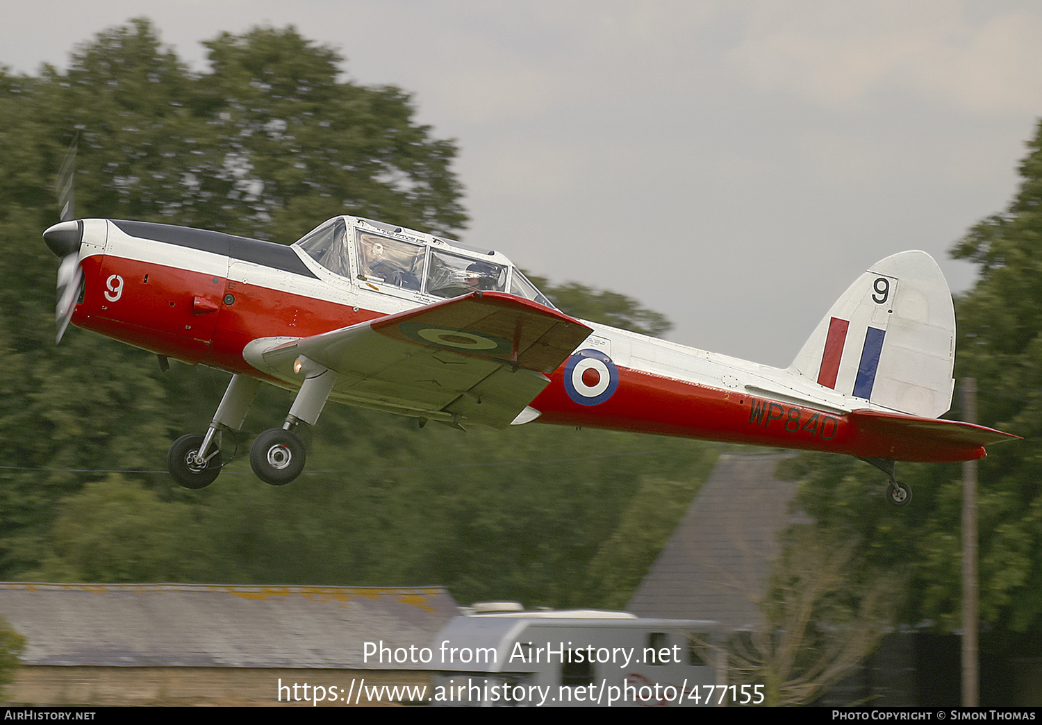 Aircraft Photo of G-BXDM / WP840 | De Havilland DHC-1 Chipmunk Mk22 | UK - Air Force | AirHistory.net #477155