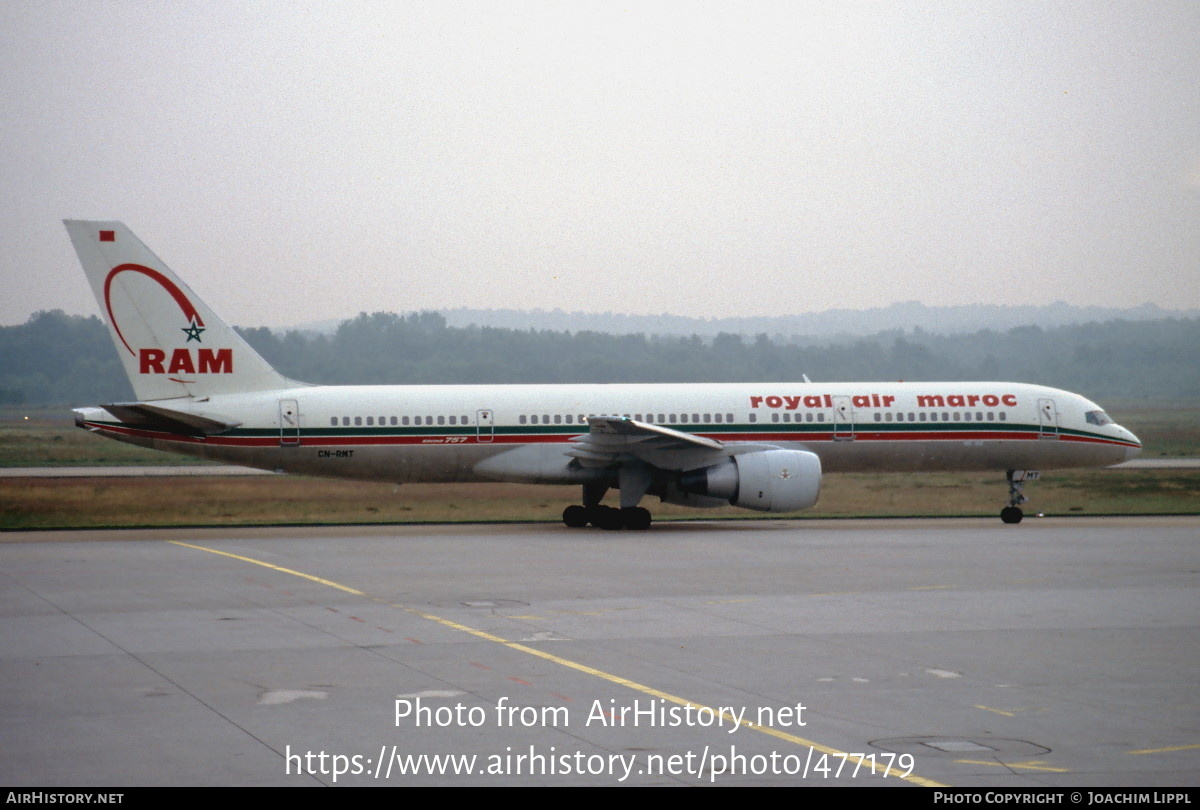 Aircraft Photo of CN-RMT | Boeing 757-2B6 | Royal Air Maroc - RAM | AirHistory.net #477179