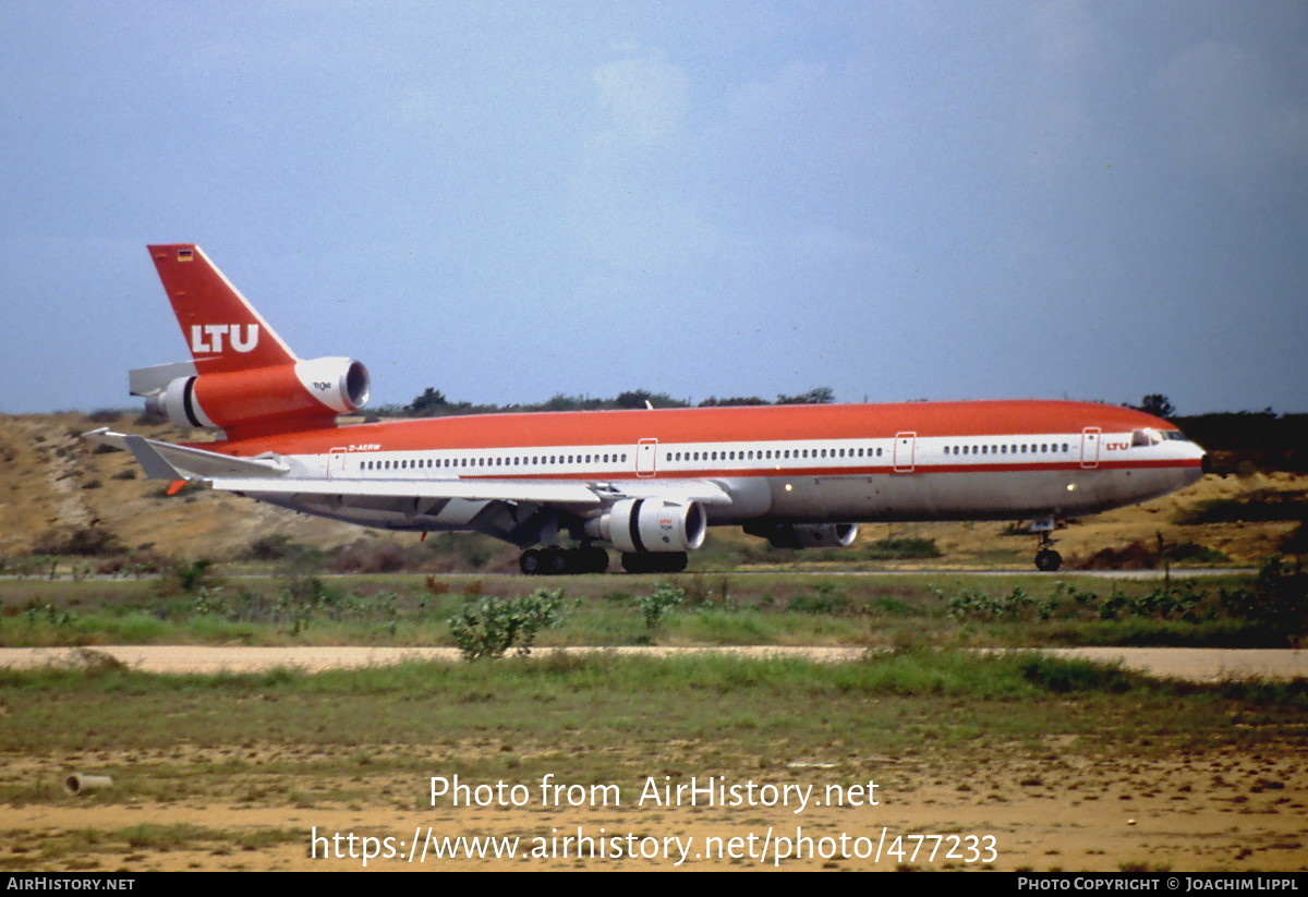 Aircraft Photo of D-AERW | McDonnell Douglas MD-11 | LTU - Lufttransport-Unternehmen | AirHistory.net #477233