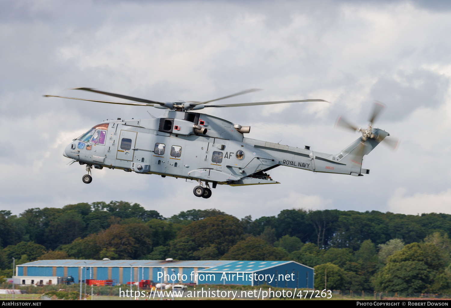 Aircraft Photo of ZK001 | AgustaWestland EH101-512 Merlin HC4A | UK - Navy | AirHistory.net #477263