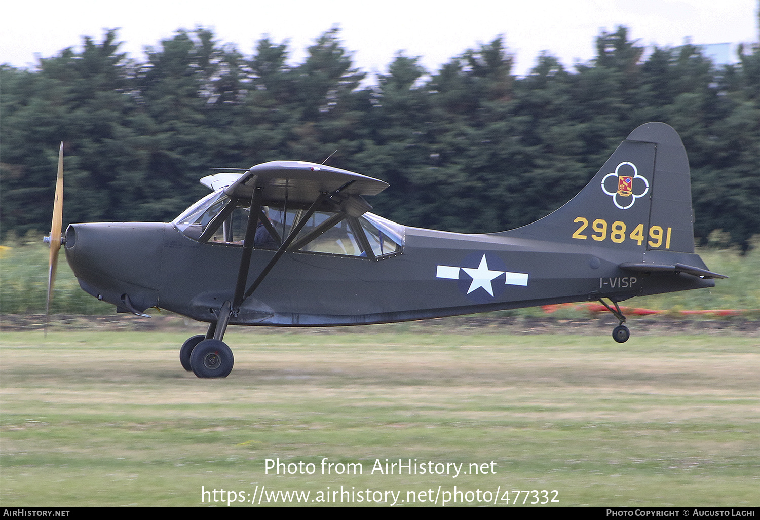 Aircraft Photo of I-VISP / 42-98491 | Stinson L-5 Sentinel | USA - Air Force | AirHistory.net #477332