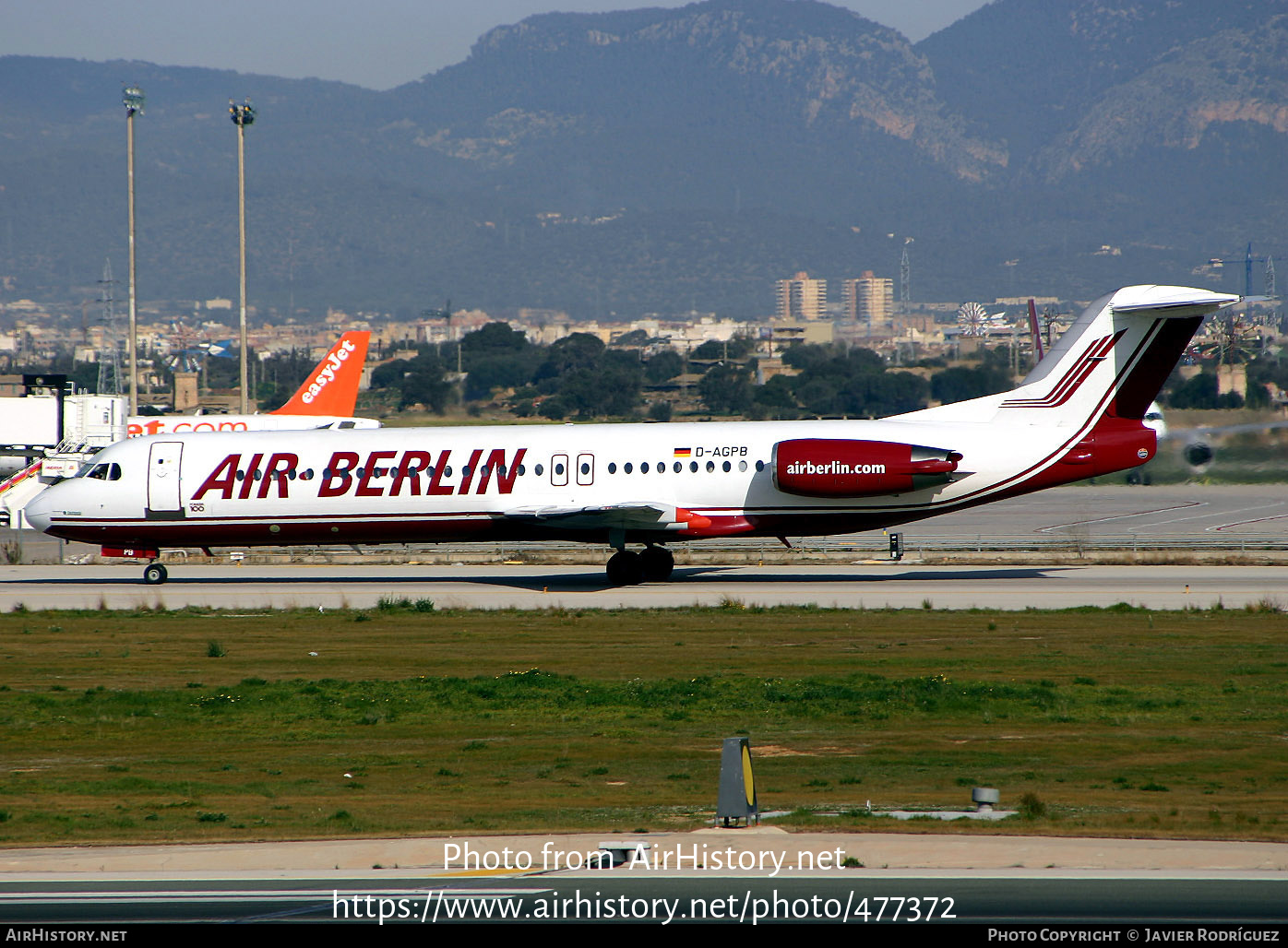 Aircraft Photo of D-AGPB | Fokker 100 (F28-0100) | Air Berlin | AirHistory.net #477372