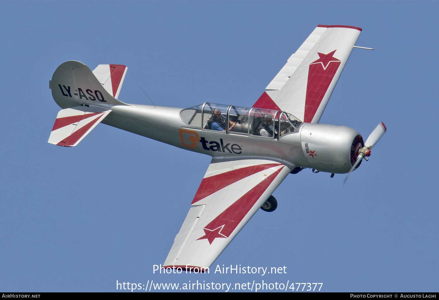 Aircraft Photo of LY-ASQ | Yakovlev Yak-52 | AirHistory.net #477377